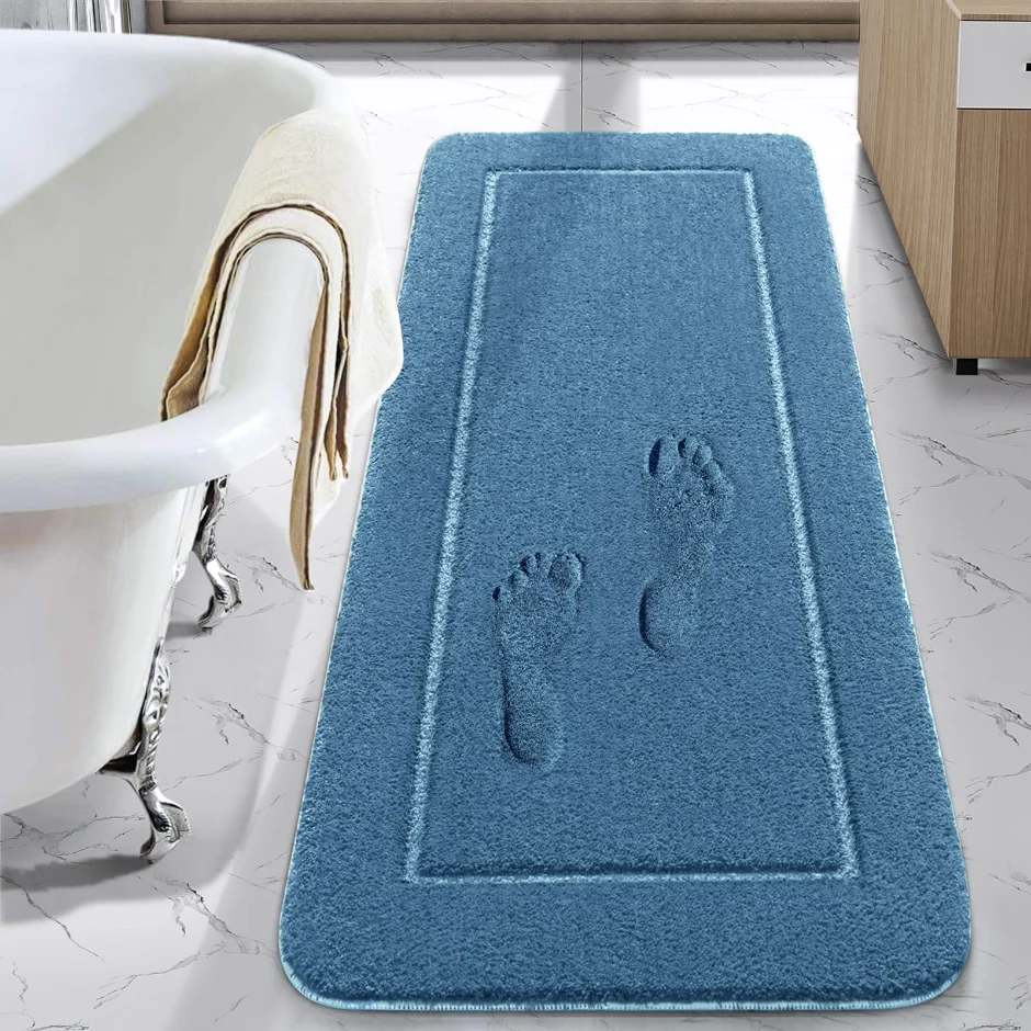 LOCHAS Luminous Bath Runner 24 × 60 in, Blue